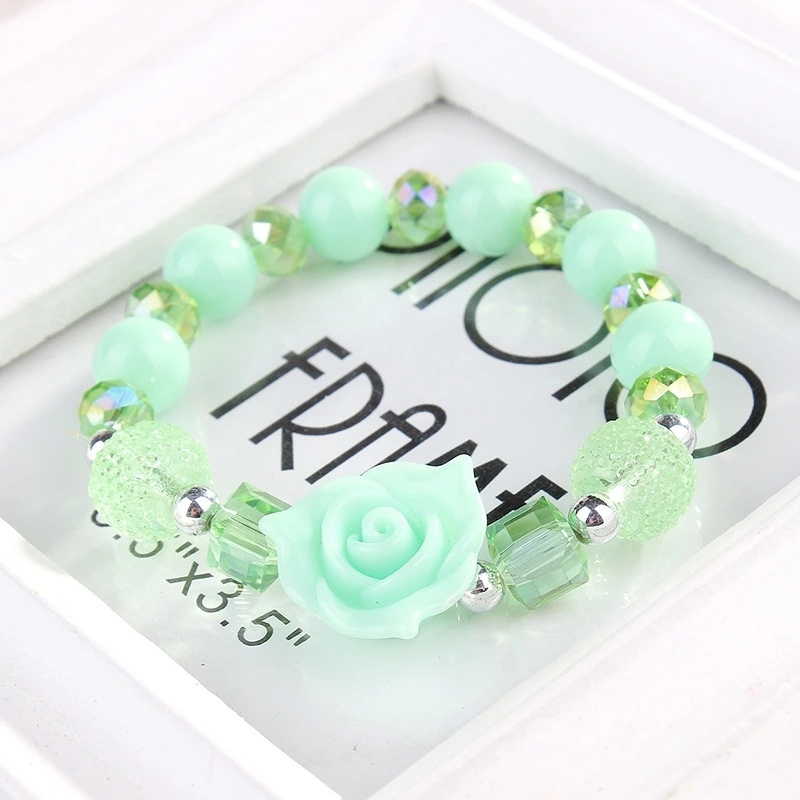 Wholesale of natural purple and white crystal colored bracelets, cross-border bestsellers on Amazon AliExpress Item Picture