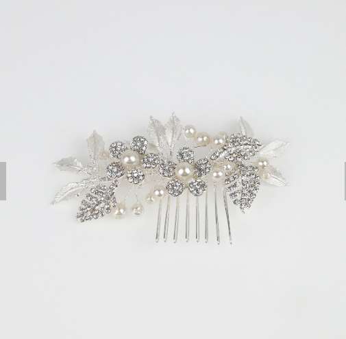Manufacturers direct diamond pearl small hair comb bride hair ornaments exquisite faery thumbnail
