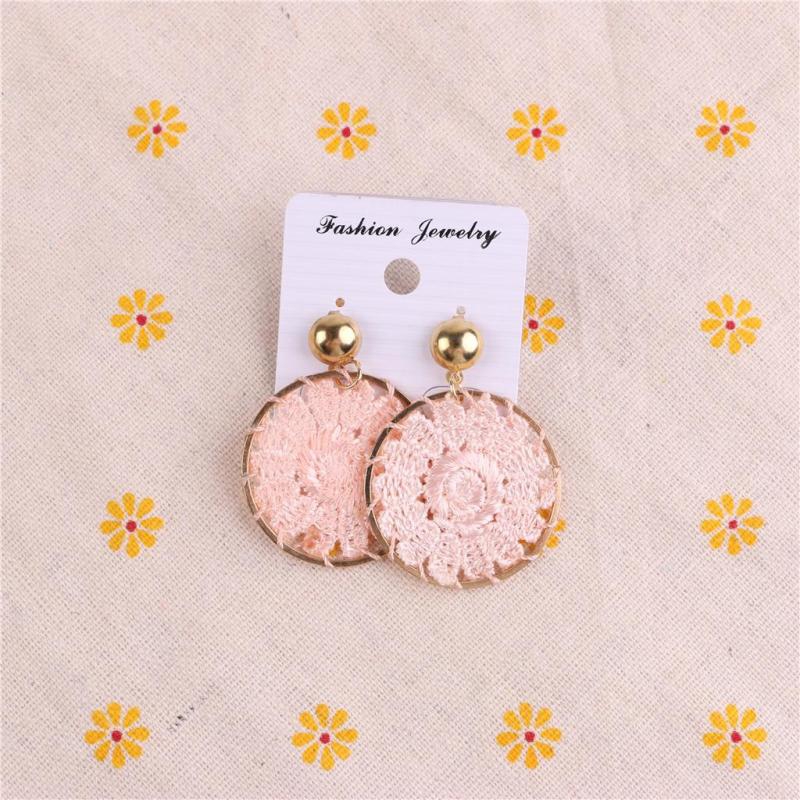 亚马逊热销爆款欧美镂空圆形金属吊坠耳环女式耳钩耳钉饰品厂家详情图9