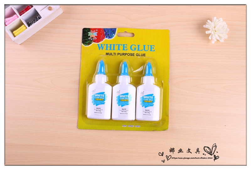 白乳胶胶水手工制作DIY饰品材料专用儿童小学生多功能大瓶速干白底实物图