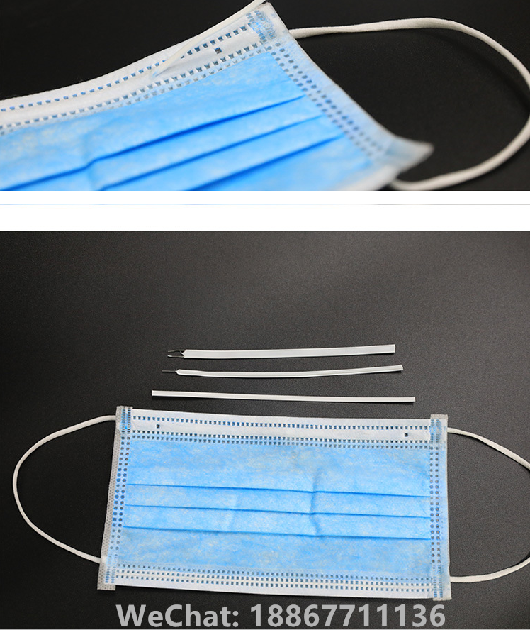 全塑一次性铝芯专用鼻梁条防哈气可塑PE环保制作材料固定条定型丝详情图7