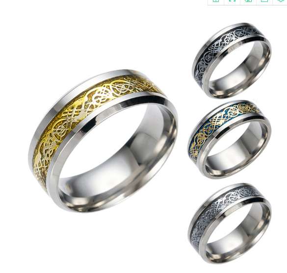 Exquisite simple accessories series aluminum titanium steel ring 1