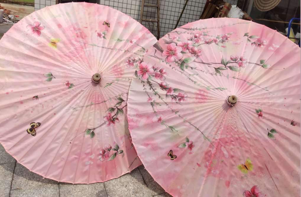 纸伞/跳舞伞/包包/雷丝细节图