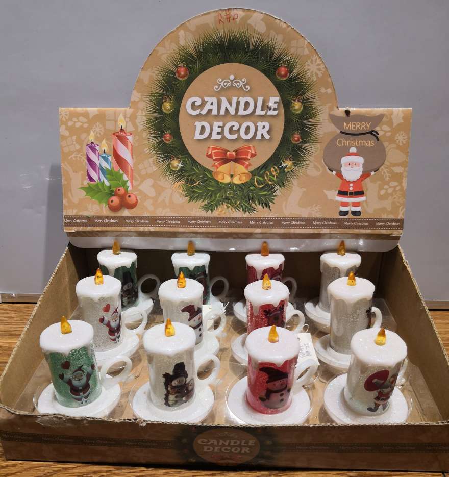 Candle cup: Christmas