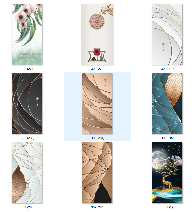 玄关装饰画轻奢入户竖版走廊尽头壁画现代简约客厅过道挂画路路通详情图9