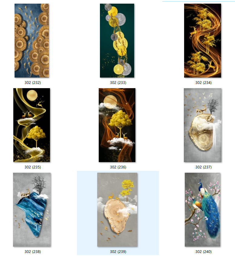 玄关装饰画轻奢入户竖版走廊尽头壁画现代简约客厅过道挂画路路通详情图4