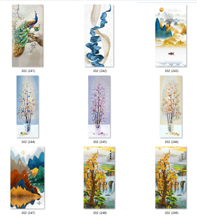 玄关装饰画轻奢入户竖版走廊尽头壁画现代简约客厅过道挂画路路通详情图2