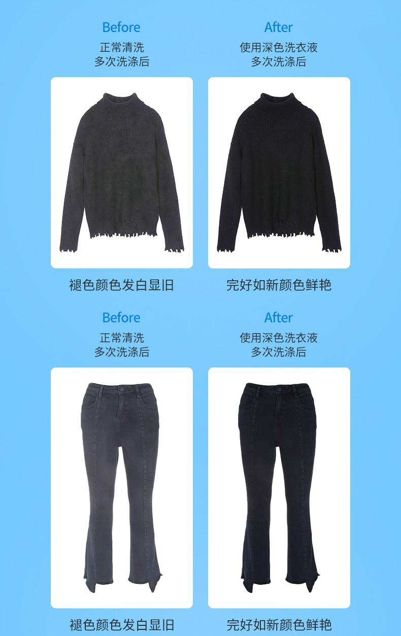 蒂诗琳浓缩防褪色洗衣液 1850ml*6详情图5