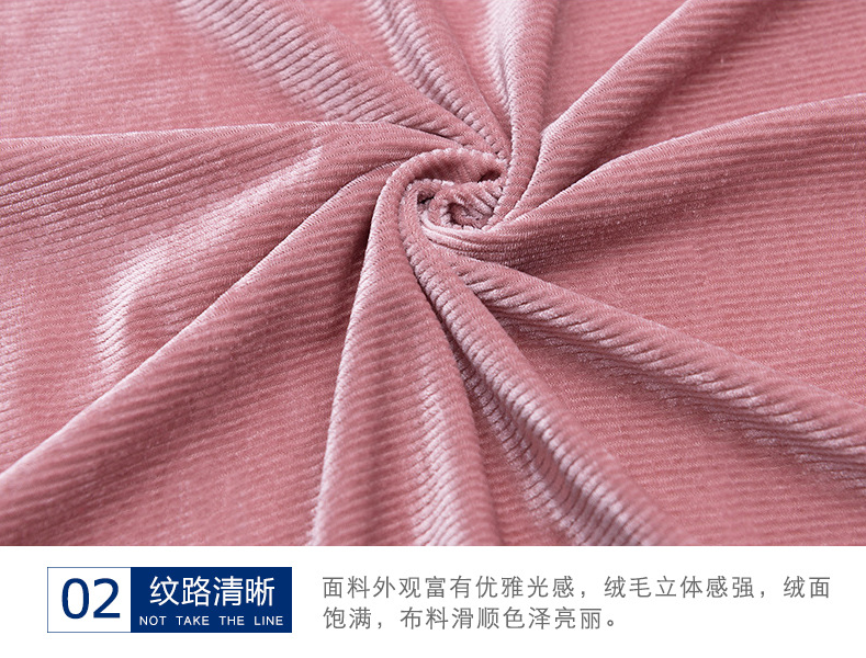 Korean velvet strip toothpick strip manufacturer direct sales of velvet clothing fabric, headwear and accessory fabric detail image 5