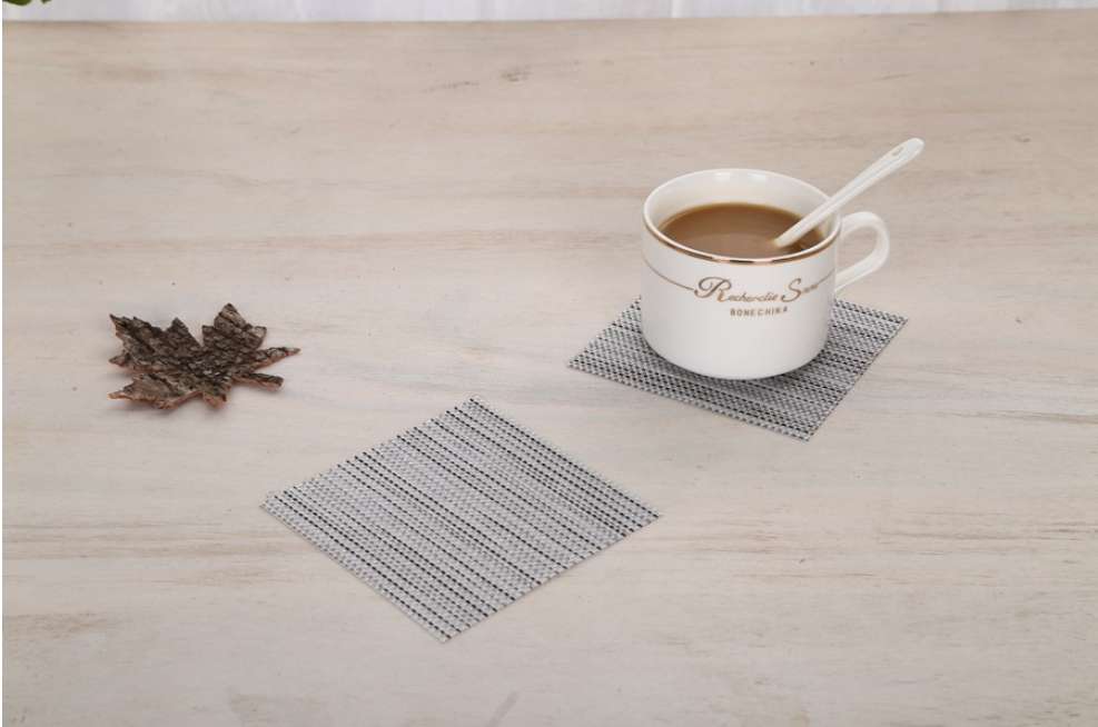 Solid color table mat, heat insulation mat, coaster, pvc anti-slip, waterproof, easy to wash, quick toasting mat wholesale from the manufacturer Item Picture