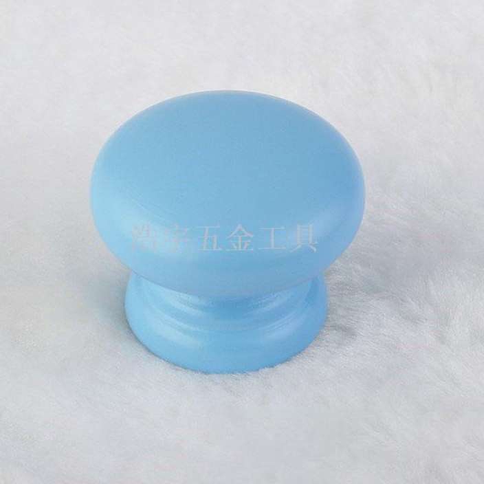 Wholesale Color Children's Room Cabinet Handle Solid Wood Wardrobe Cabinet Door Double Hole Wooden Handle Door Handle Double Bubble Packaging undefined