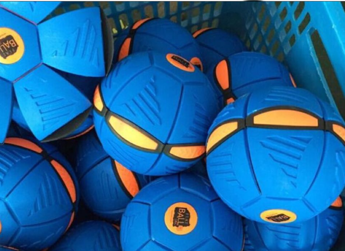 抖音踩踩球弹力变形魔幻飞碟飞盘踩扁发泄弹跳球儿童户外运动玩具详情7