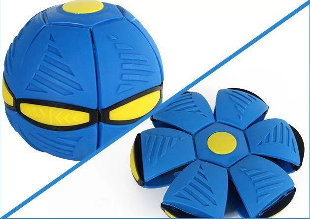 抖音踩踩球弹力变形魔幻飞碟飞盘踩扁发泄弹跳球儿童户外运动玩具详情14