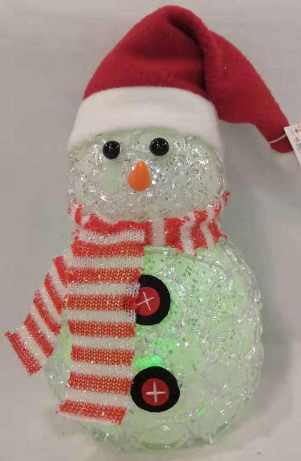 Small sequins wiredrawing snowman ⛄ ️ red pointed cap thumbnail