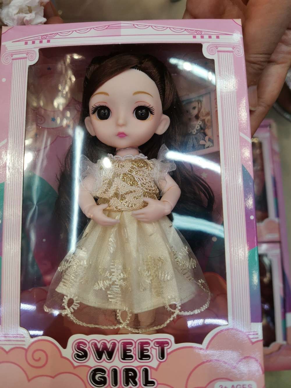 6-inch small exquisite doll with movable joints, individual set