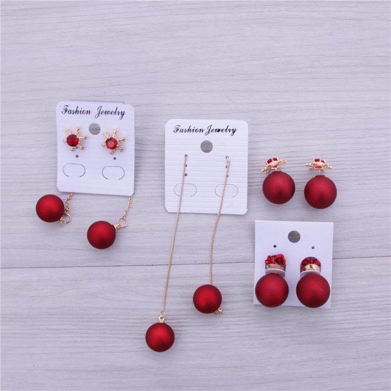High-quality, exquisite long earrings, ear clips, elegant red pure silver needles plated with real gold, wedding accessories for brides undefined