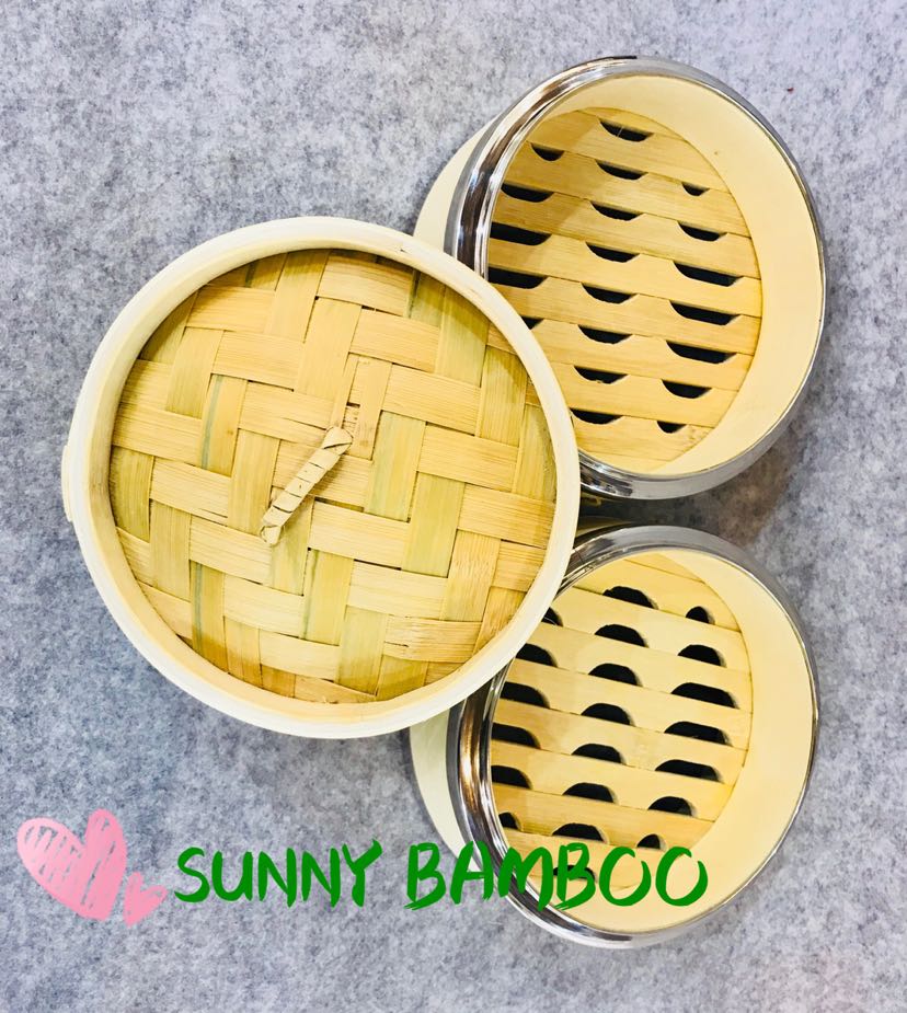 Yiwu Good Goods home steamer, deep bamboo steamer, bamboo steamer drawer, steamed bun steamer, handmade steamer drawer, steaming rack detail image 2