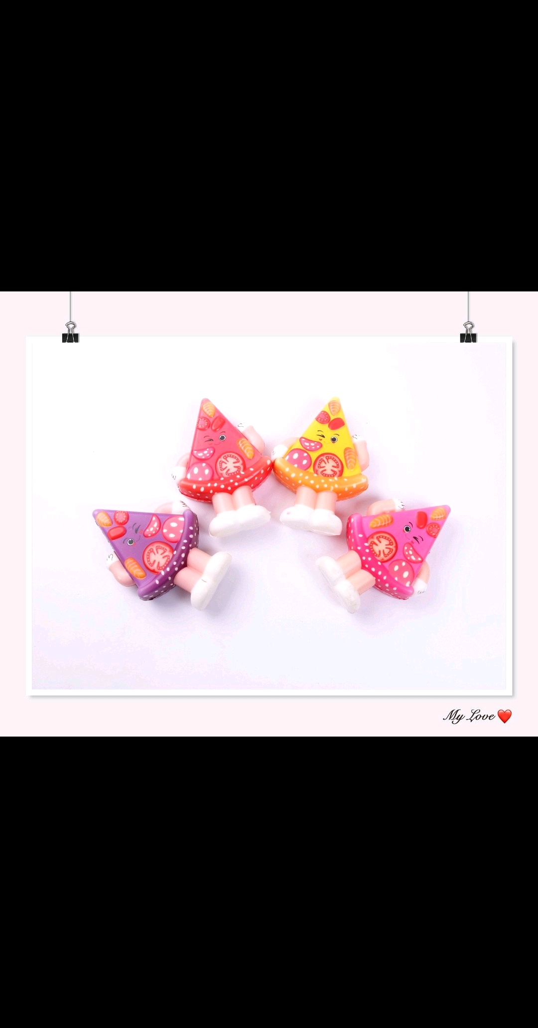 The new simulation PU full-printed pizza slow rebound decompression handicraft toy factory direct sale thumbnail