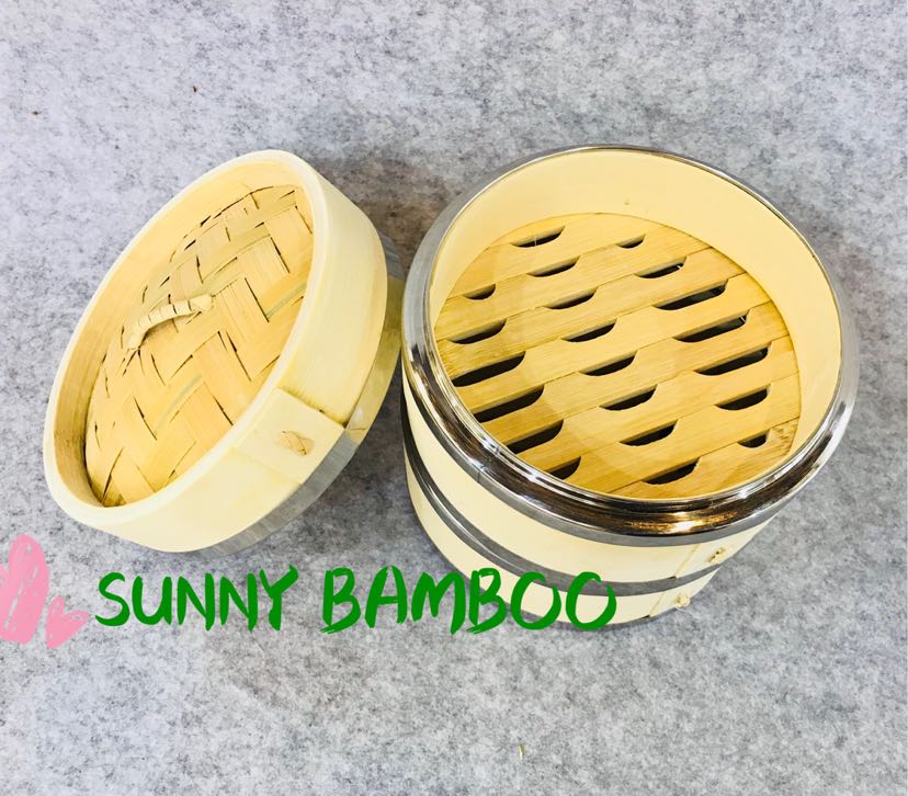 Yiwu Good Goods home steamer, deep bamboo steamer, bamboo steamer drawer, steamed bun steamer, handmade steamer drawer, steaming rack detail image 1