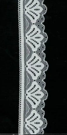 蕾丝花边白底实物图