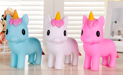 The enamel small night light colorful pony thumbnail