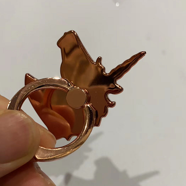 指环扣支架 创意新款懒人手机支架 旋转指环扣 私模独角兽指环扣详情图1