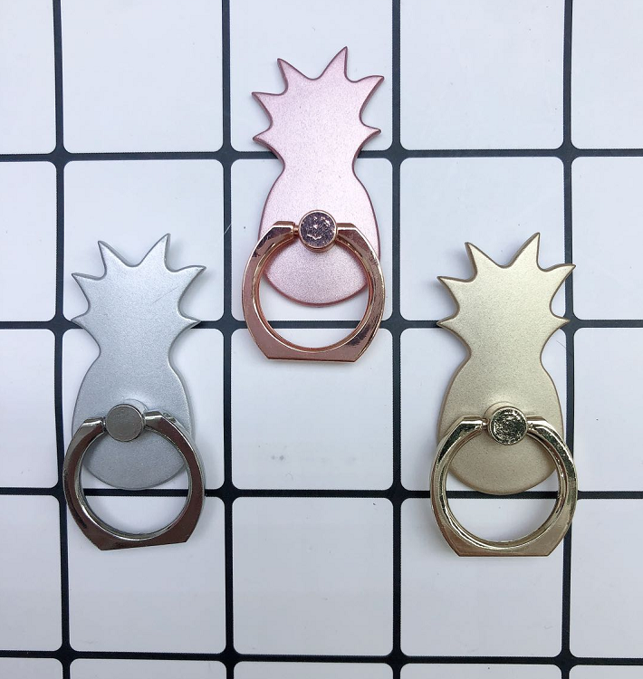 指环扣支架 创意新款懒人手机支架 旋转指环扣 私模 菠萝指环扣详情图5