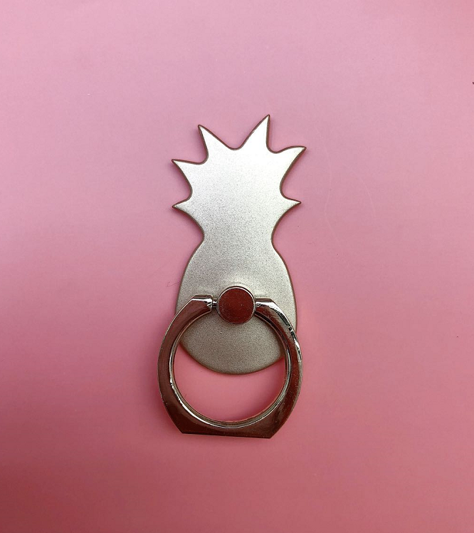 指环扣支架 创意新款懒人手机支架 旋转指环扣 私模 菠萝指环扣详情图2