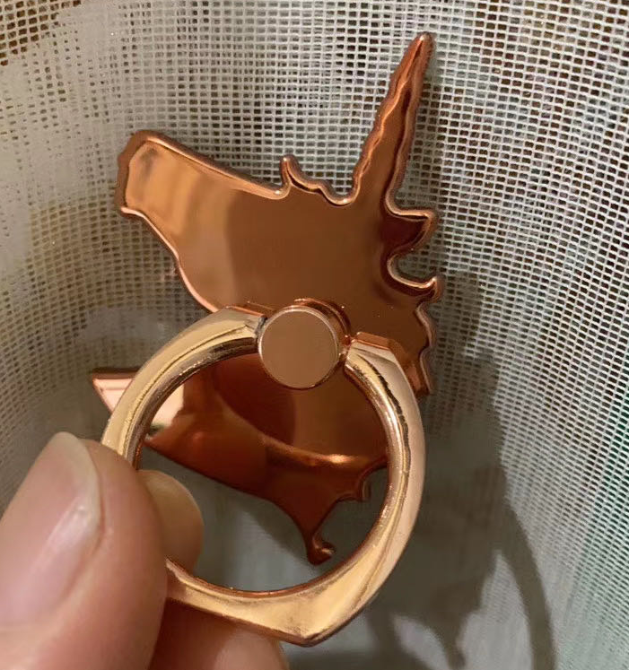 指环扣支架 创意新款懒人手机支架 旋转指环扣 私模独角兽指环扣详情图3