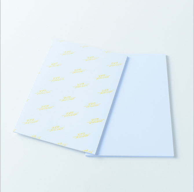 185G A4*20Bpu High Light Photo Paper Single Side Inkjet Print Photo Paper Gold Back Printing Special Quality Specification drawing