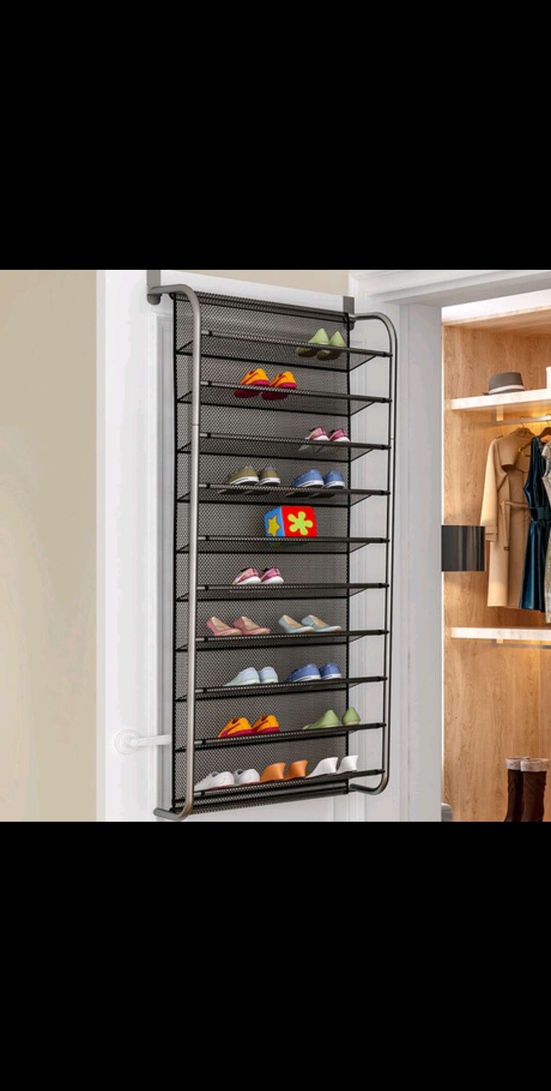 Cross-Border Shoe Rack Behind The Door Multi-Layer Simple Household Economy Shoe Cabinet Wall-Mounted Dormitory Space Saving