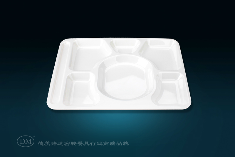Divided fast-food box tray 6116 school cafeteria factory special amine lunch box six divided lunch box five four three six independent set lunch box thumbnail