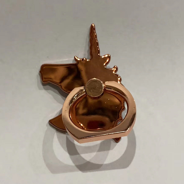 指环扣支架 创意新款懒人手机支架 旋转指环扣 私模独角兽指环扣详情图2