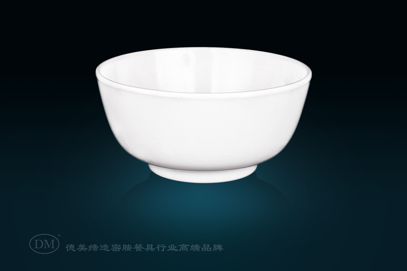 Dememide B-5 imitation porcelain bowl rice bowl soup bowl porridge bowl Canteen rice bowl hotel thumbnail
