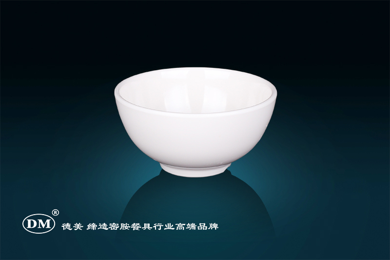 Demimethylamine 5040 imitation porcelain bowl bowl soup bowl porridge bowl canteen hotel rice bowl
