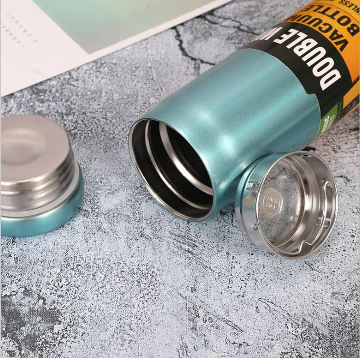 不锈钢保温杯白底实物图