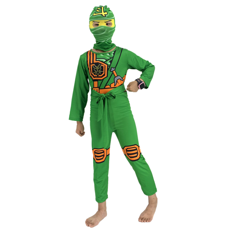 Green Phantom Ninja jumpsuit details Picture