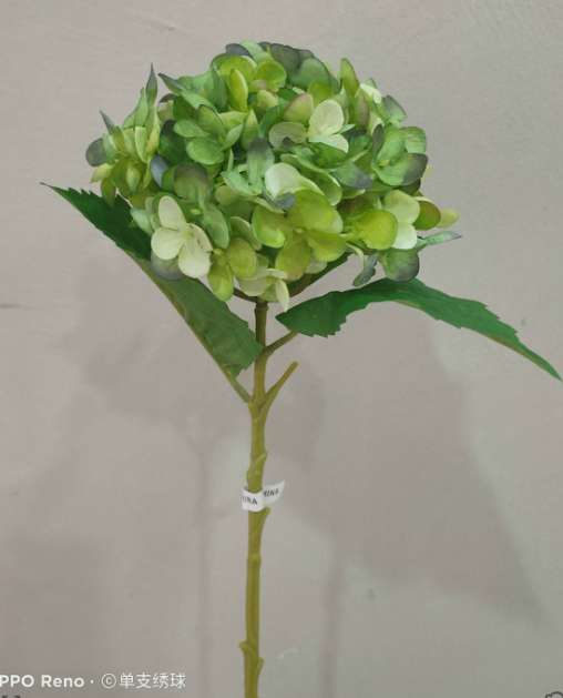 Single hydrangea simulation of artificial artificial flower furniture crafts hotel wedding decoration thumbnail