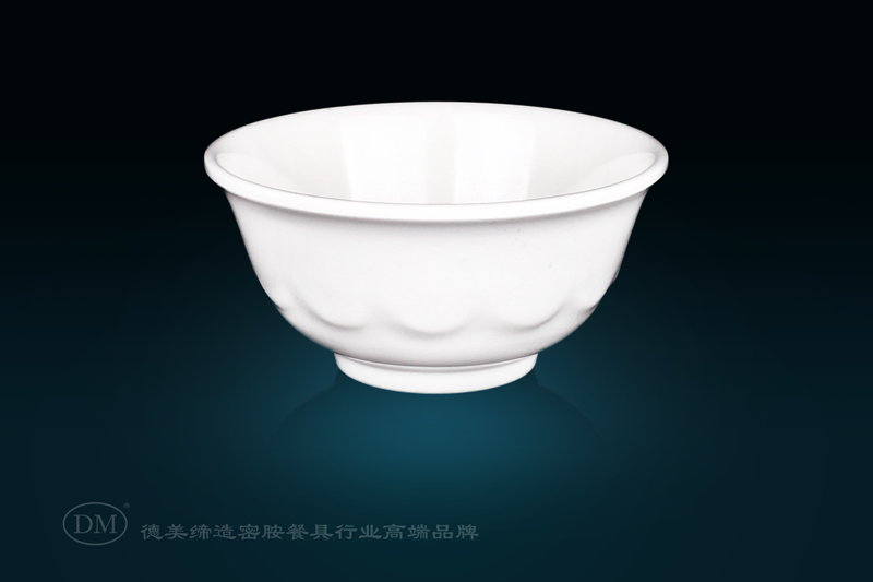 Demei Melamine 5250 porcelain imitation small bowl rice bowl, soup bowl, porridge bowl, canteen and hotel rice bowl, square bowl, special-shaped bowl