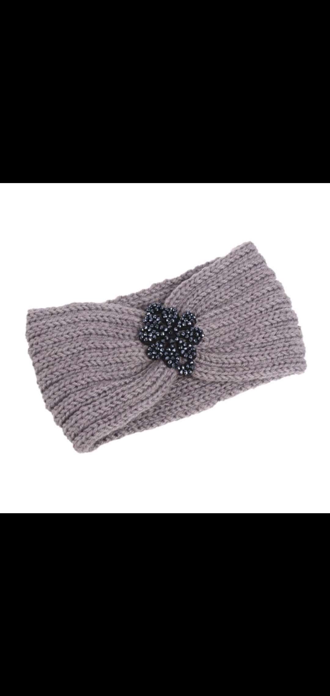 Acrylic headband Solid color headband Sporting needle headband Acrylic headband sporting knit headband knitting series thumbnail