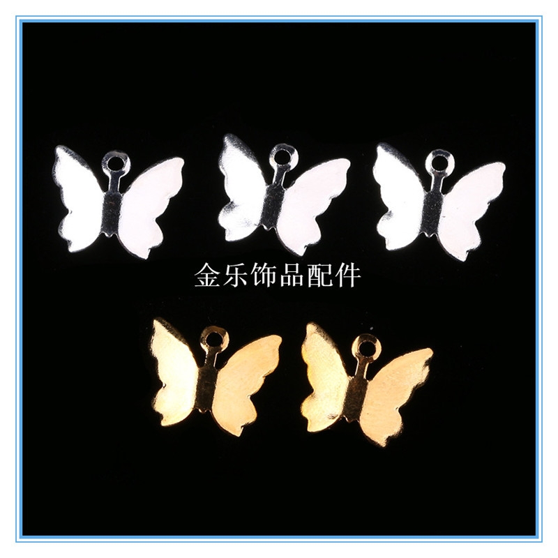 古风发梳，铜饰品配件，折头发叉，铜线发叉，纯铜饰品配件，纯铜小蝴蝶