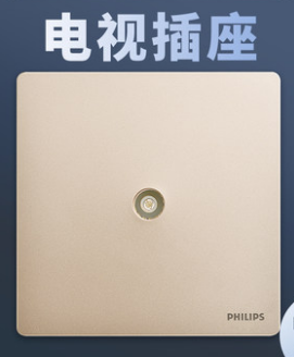 Philips paint a gold TV socket thumbnail
