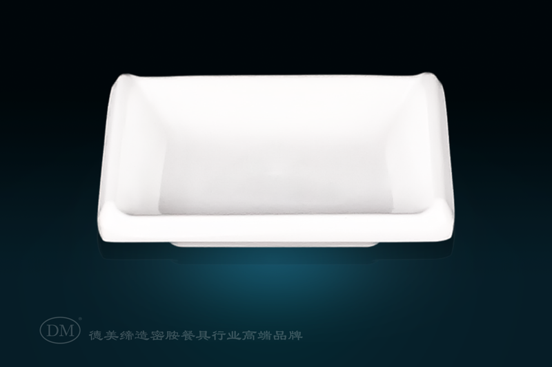 DM Demi 2133 A5 Methylamine imitation porcelain hotel Restaurant, oblong taste dish, small bowl of flavoring dish