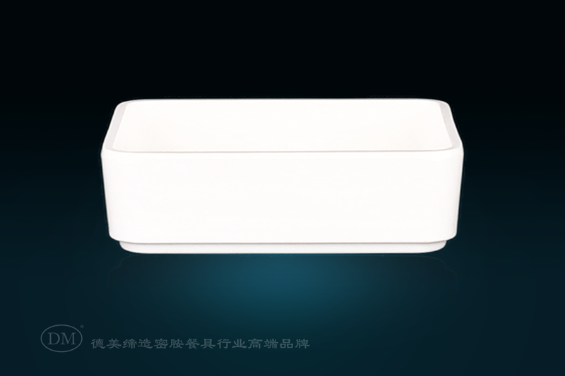 DM Demi B-63 A5 melamine imitation porcelain longfang barbecue plate hot pot barbecue vegetable plate
