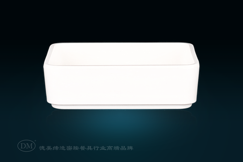 DM Demi B-80 A5 melamine imitation porcelain longfang barbecue plate hot pot barbecue vegetable plate