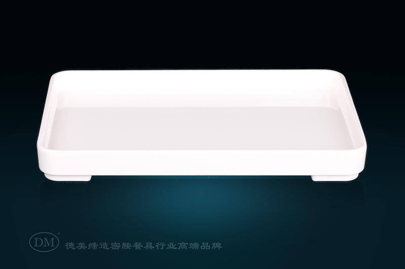 DM Demi SSB-0088 A5 melamine imitation porcelain longfang barbecue plate hot pot barbecue vegetable plate