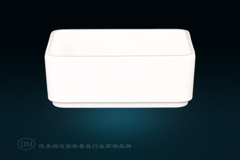 DM Demi B-47 A5 melamine imitation porcelain longfang barbecue plate hot pot barbecue vegetable plate