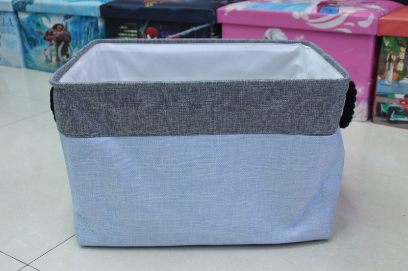 Linen laundry basket Laundry basket laundry basket clothing basket folding laundry basket toy storage basket