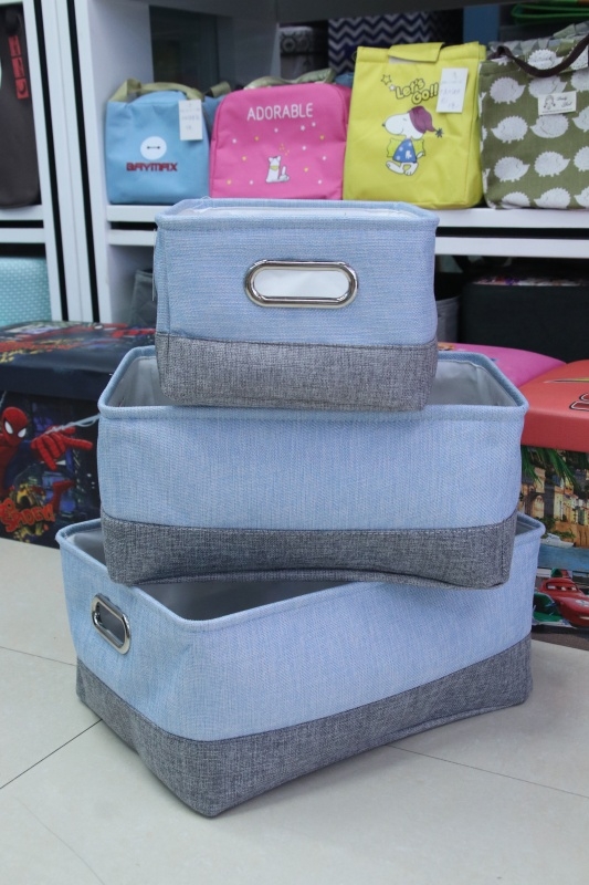 Multi-functional cotton and linen laundry basket laundry basket laundry basket folding laundry basket toy storage basket