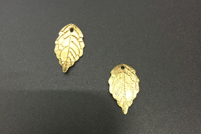 古风配件，铜配件小树叶，饰品配件电镀好保吊坠。